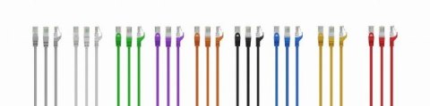 Patch cord kat.6 miedź UTP 5m szary