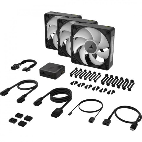 Wentylator iCUE LINK RX120 MAX RGB 120mm Triple Fan Kit Wentylator iCUE LINK RX120 MAX RGB 120mm Triple Fan Kit