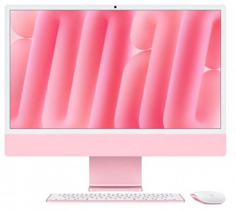 IMac 24 cale: M4 10/10, 16GB, 256GB SSD - Różowy IMac 24 cale: M4 10/10, 16GB, 256GB SSD - Różowy