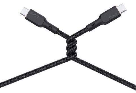 CB-KCC101 kabel USB-C - USB-C 1m 100W PD 5A 20V kevlar + nylonowy oplot