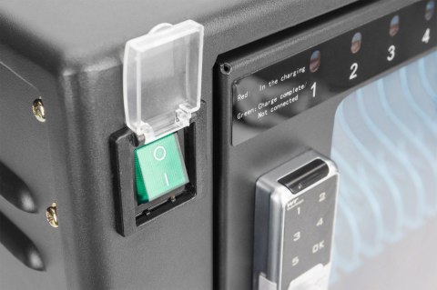Szafa mobilna na kółkach do ładowania max. 16 notebooków/tabletów max. 14 cali z USB Typ C, elektroniczny zamek na PIN Szafa mobilna na kółkach do ładowania max. 16 notebooków/tabletów max. 14 cali z USB Typ C, elektroniczny zamek na PIN