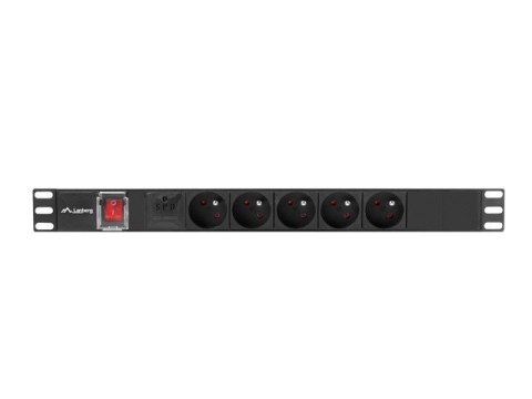 Listwa zasilająca rack PDU 19 cali 1U 16A 5x230V 2m czarna Listwa zasilająca rack PDU 19 cali 1U 16A 5x230V 2m czarna