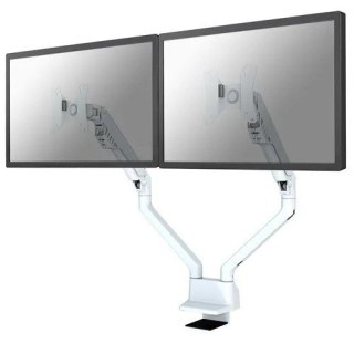 Uchwyt biurkowy FPMA-D750DWHITE2 na 2 ekrany 10-32 cali 75x75-100x100 2-8kg h:20-51cm PIVOT 180 stopni
