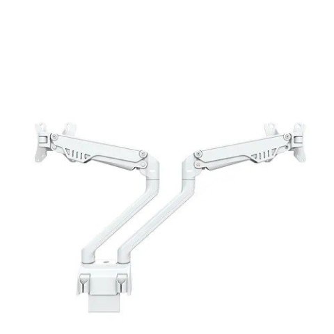 Uchwyt biurkowy FPMA-D750DWHITE2 na 2 ekrany 10-32 cali 75x75-100x100 2-8kg h:20-51cm PIVOT 180 stopni