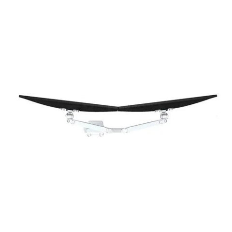 Uchwyt biurkowy FPMA-D750DWHITE2 na 2 ekrany 10-32 cali 75x75-100x100 2-8kg h:20-51cm PIVOT 180 stopni
