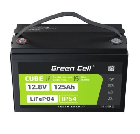 Akumulator LiFePO4 125Ah 12V/12.8V 1600Wh Akumulator LiFePO4 125Ah 12V/12.8V 1600Wh