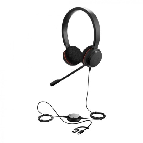 Słuchawki Evolve 20 USB-A amp C UC Stereo Słuchawki Evolve 20 USB-A amp C UC Stereo