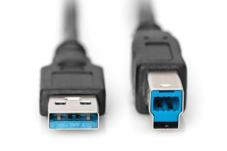 Kabel połączeniowy USB 3.0 typ USB A/USB B M/M, 1.8m, czarny