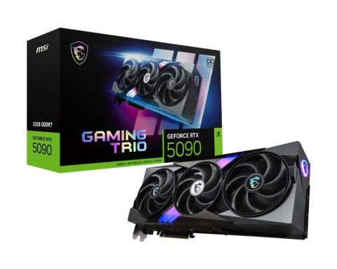 Karta graficzna GeForce RTX 5090 GAMING TRIO OC 32G GDDR7 512bit 3DP/HDMI Karta graficzna GeForce RTX 5090 GAMING TRIO OC 32G GDDR7 512bit 3DP/HDMI