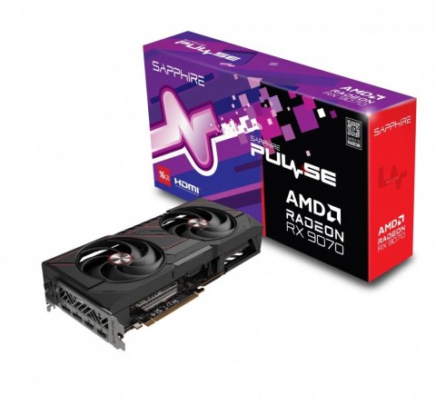 Karta graficzna Radeon RX 9070 PULSE 16GB GDDR6 256bit 2DP/2HDMI Karta graficzna Radeon RX 9070 PULSE 16GB GDDR6 256bit 2DP/2HDMI