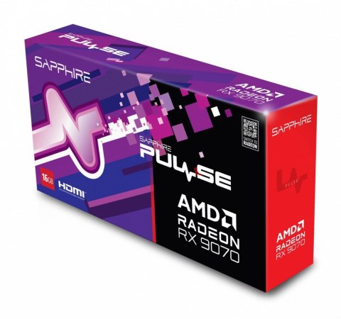 Karta graficzna Radeon RX 9070 PULSE 16GB GDDR6 256bit 2DP/2HDMI Karta graficzna Radeon RX 9070 PULSE 16GB GDDR6 256bit 2DP/2HDMI
