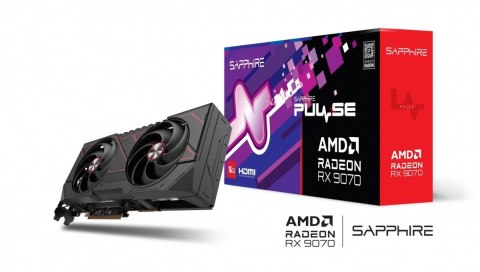 Karta graficzna Radeon RX 9070 PULSE 16GB GDDR6 256bit 2DP/2HDMI Karta graficzna Radeon RX 9070 PULSE 16GB GDDR6 256bit 2DP/2HDMI