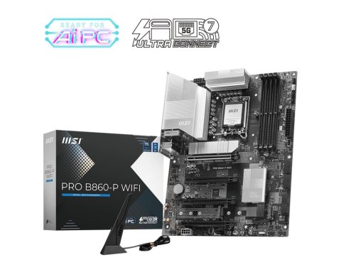 Płyta główna PRO B860-P WIFI s1851 4DDR5 ATX