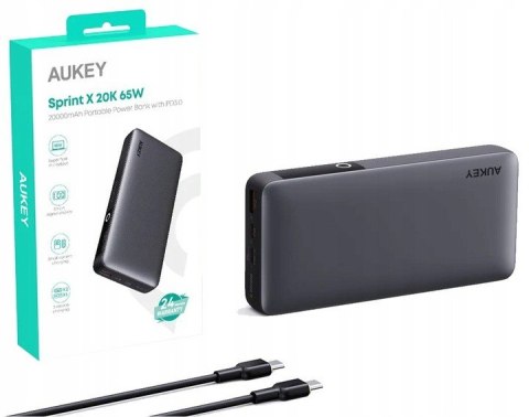 PB-Y43 Power Bank 20000mAh 65W 3xUSB PD 3.0 QC 3.0 LED PPS