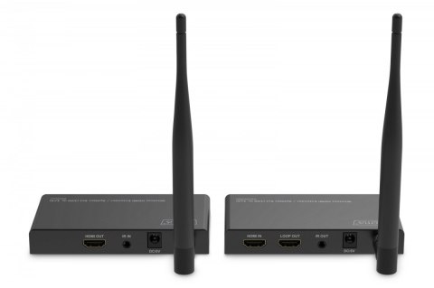 Przedłużacz/Extender splitter HDMI bezprzewodowy 100m 1080p 60Hz FHD 5GHz HDCP 1.3 (zestaw)