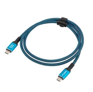 Kabel USB-C M/M USB4 2M 240W 8K 60HZ czarno-niebieski