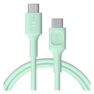Kabel USB-C-USB-C PowerFlex 100W silikonowy 2m zielony