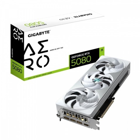 Karta graficzna GeForce RTX 5080 AERO OC SFF 16G 256BIT GDDR7 3DP/HDMI Karta graficzna GeForce RTX 5080 AERO OC SFF 16G 256BIT GDDR7 3DP/HDMI