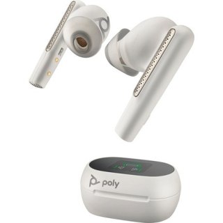 Etui do ładowania białe z ekranem dotykowym Voyager Free 60+ UC do adaptera BT700 USB-A 8L587AA