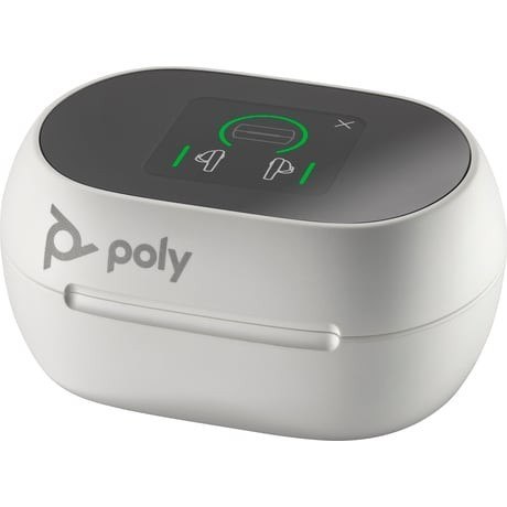 Etui do ładowania białe z ekranem dotykowym Voyager Free 60+ UC do adaptera BT700 USB-C 8L590AA Etui do ładowania białe z ekranem dotykowym Voyager Free 60+ UC do adaptera BT700 USB-C 8L590AA