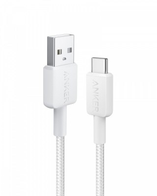 Kabel 322 USB-A do USB-C oplot 1.8m biały