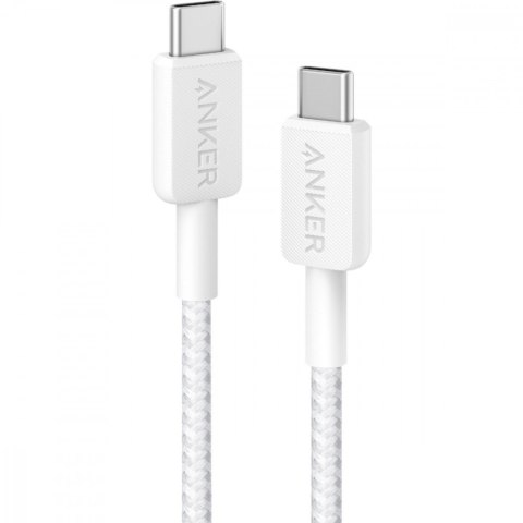 Kabel 322 USB-C do USB-C oplot 1.8m biały