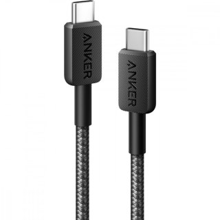 Kabel 322 USB-C do USB-C oplot 1.8m czarny