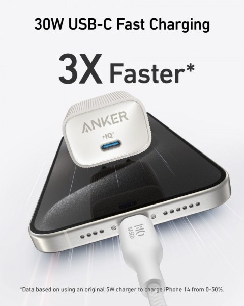Ładowarka Nano 4 511 30W USB-C biała