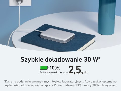 Powerbank indukcyjny MagGo 10000mAh biały