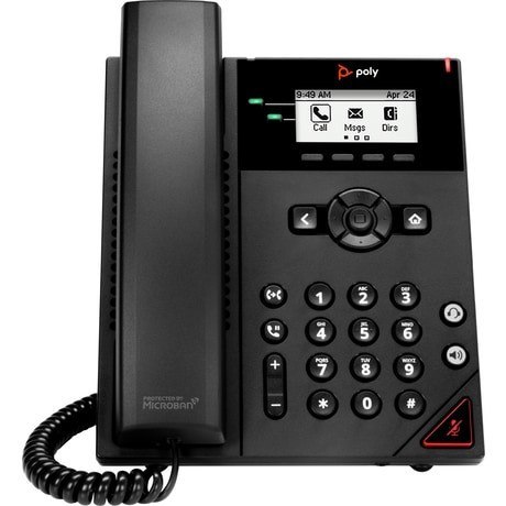 Telefon IP 2-liniowy VVX 150 z obsługą zasilania PoE 911N0AA Telefon IP 2-liniowy VVX 150 z obsługą zasilania PoE 911N0AA