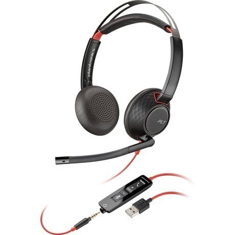 Zestaw słuchawkowy Blackwire C5220 USB-A 7S4L8AA Zestaw słuchawkowy Blackwire C5220 USB-A 7S4L8AA