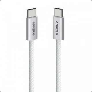 Kabel Zolo USB-C do USB-C 240W oplot 0.9m biały