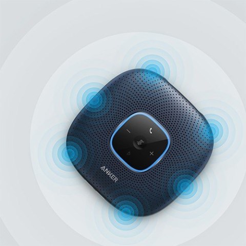 Zestaw głośnomówiący PowerConf Bluetooth Niebieski Zestaw głośnomówiący PowerConf Bluetooth Niebieski