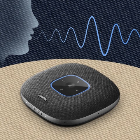 Zestaw głośnomówiący PowerConf S3 Bluetooth Czarny