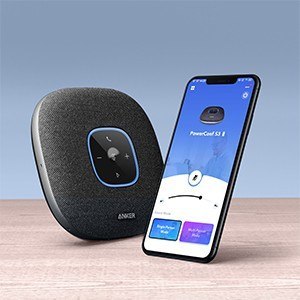 Zestaw głośnomówiący PowerConf S3 Bluetooth Czarny
