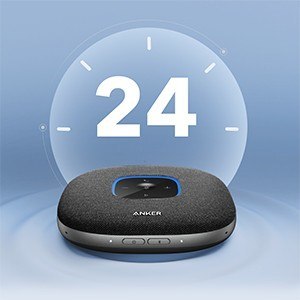 Zestaw głośnomówiący PowerConf S3 Bluetooth Czarny
