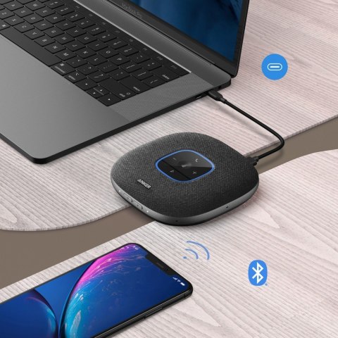 Zestaw głośnomówiący PowerConf S3 Bluetooth Czarny