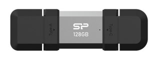 Pendrive C51 128GB USB-A USB-C 120 MB/s srebrny