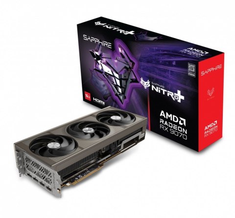 Karta graficzna Radeon RX 9070 NITRO+ 16GB OC GDDR6 256bit 2DP/2HDMI Karta graficzna Radeon RX 9070 NITRO+ 16GB OC GDDR6 256bit 2DP/2HDMI