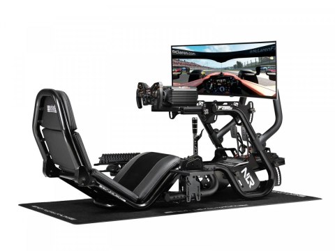 Kokpit symulatora wyścigowego F-GT Pro Formula and GT Black
