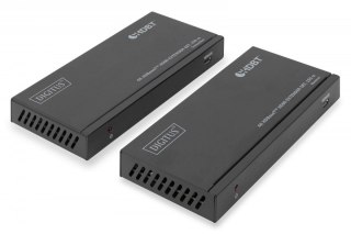 Przedłużacz / Extender HDMI HDBaseT 150m kat.5e/6/74K 60Hz PoC (Power over Cable) IR audio (zestaw)