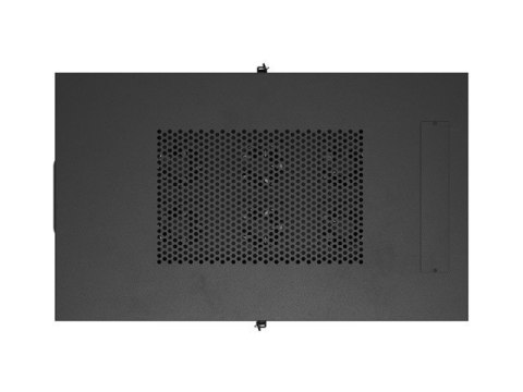 Szafa instalacyjna rack stojąca 19 cali 32U 600x1000 drzwi perforowane LCD czarna (Flat pack)