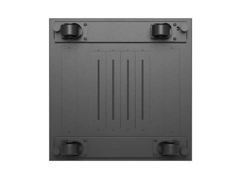 Szafa instalacyjna rack stojąca 19 cali 32U 600x600 drzwi perforowane LCD czarna (Flat pack)