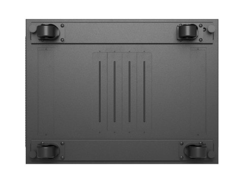 Szafa instalacyjna rack stojąca 19 cali 32U 600x800 drzwi perforowane LCD czarna (Flat pack)