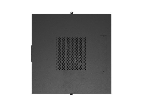 Szafa instalacyjna rack stojąca 19 cali 37U 800x800 drzwi perforowane LCD czarna (Flat pack)