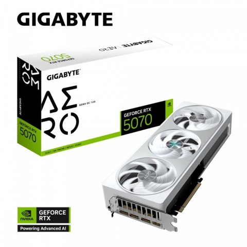 Karta graficzna GeForce RTX 5070 AERO OC 12GB GDDR7 192bit HDMI/3DP Karta graficzna GeForce RTX 5070 AERO OC 12GB GDDR7 192bit HDMI/3DP