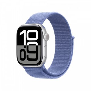 Opaska sportowa w kolorze błękitnego hiacyntu do koperty 42 mm