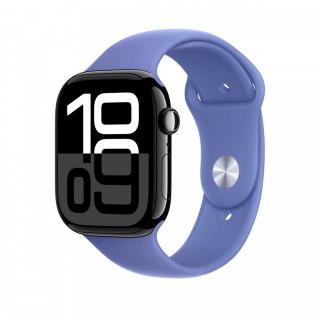 Pasek sportowy w kolorze błękitnego hiacyntu do koperty 46 mm - rozmiar S/M