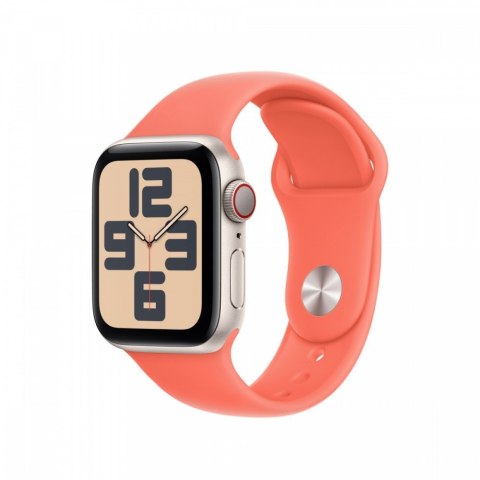 Pasek sportowy w kolorze mandarynkowym do koperty 40 mm - rozmiar S/M Pasek sportowy w kolorze mandarynkowym do koperty 40 mm - rozmiar S/M