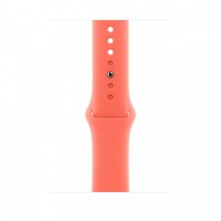 Pasek sportowy w kolorze mandarynkowym do koperty 46 mm - rozmiar S/M